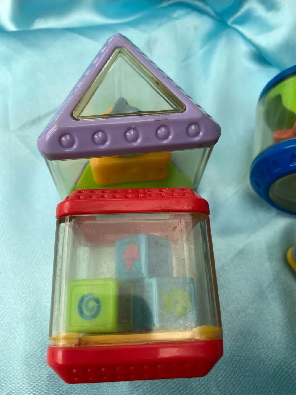 Vintage Fisher Price Peek a Boo blocks shapes